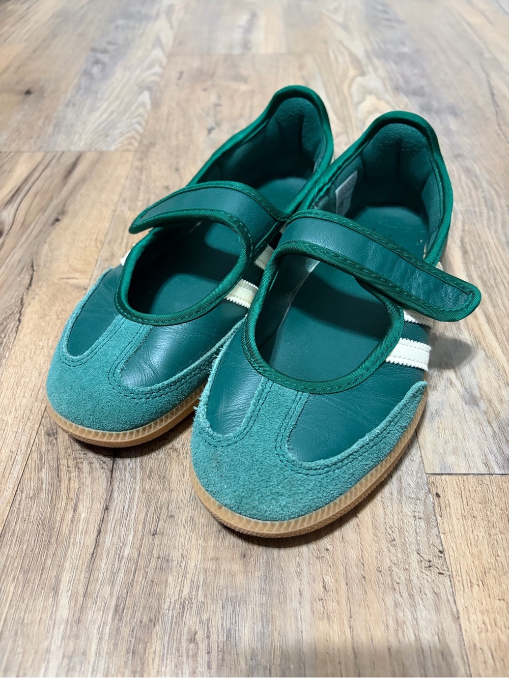 Adidas Sambas Collegiate Green Mary Jane Women’s Shoes